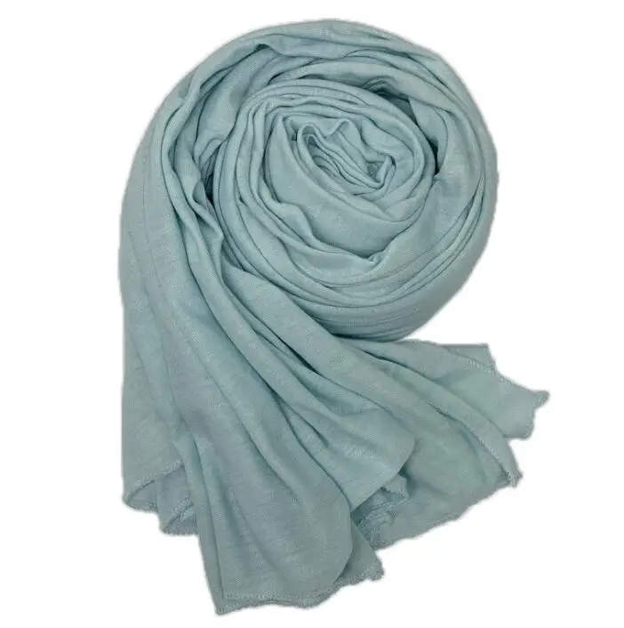 BOHOWAII, повседневный трикотажный турбант, сплошной цвет, повязка на голову, тянущийся длинный шарф для волос, тюрбан, галстук, капот, хиджаб, шарфы, 180x80 см, Тюлевая лента - Цвет: 3