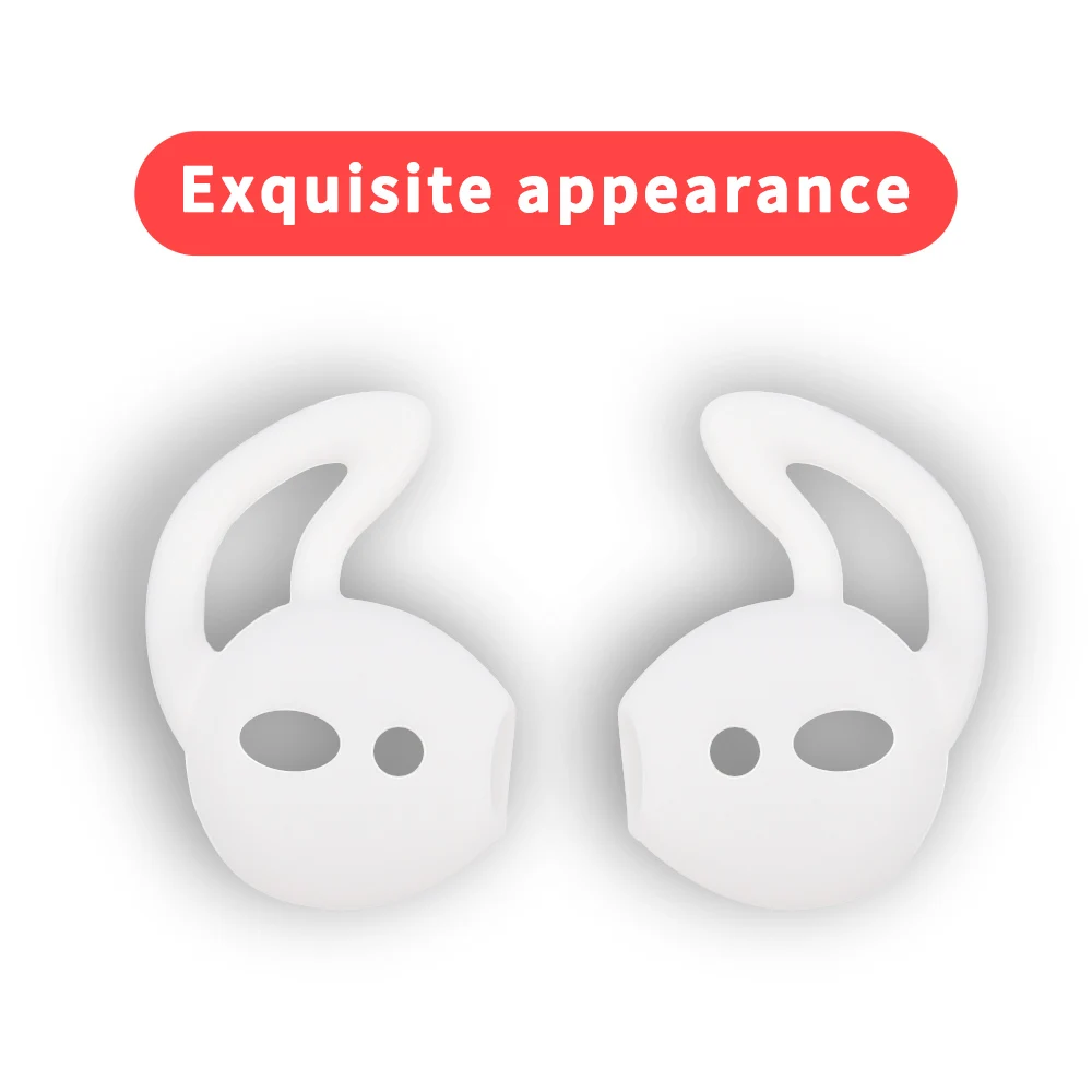 1 пара ушных колпачков для Airpods Нескользящие силиконовые наушники-вкладыши подходят для Bluetooth беспроводной гарнитуры Наушники Аксессуары