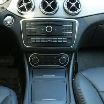 

Aluminum Alloy Air Condition Knob Sequin Decoration Box Panel Trim for Mercedes Benz GLA CLA A B Class W176 W246 200 220 A180