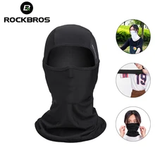 ROCKBROS спортивные ветрозащитные головные уборы для езды на велосипеде, Балаклава, Зимняя Теплая Флисовая Лыжная маска, женское покрытие, шарфы для сноуборда