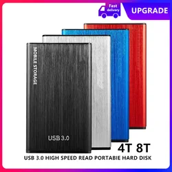 Disque dur externe HDD Portable Slim 2.5 pouces, usb 3.0, haute vitesse, pour PC/Mac, tablette, TV, interface type c, téléphone Android 