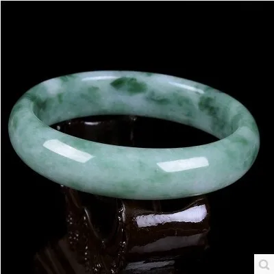 

zheru jewelry natural Myanmar jadeite 54-64mm two-color bracelet elegant princess jewelry best gift
