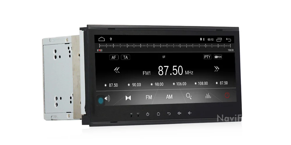 NaviFly пользовательский интерфейс! 8,8 дюймов Autogps Android 9,1 автомобильный Радио мультимедийный плеер для Volkswagen TOUAREG 2004-2011