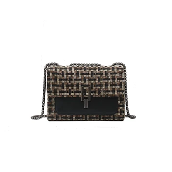 

iVog New Arrival Everyday Small Female White Black Shoulder Messenger Handbag Chain Fashion Hand Bags for Women 2020