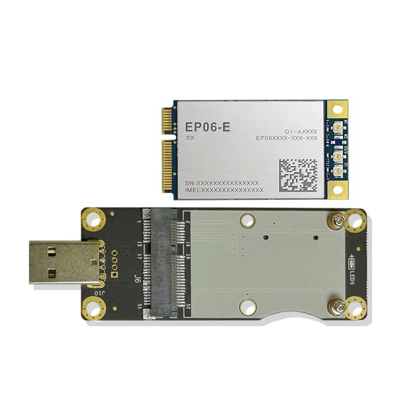 mini pice to usb adpater with quectel ep06 e lte advanced cat6 module for industrial 4g router home gateway tablet pc digital