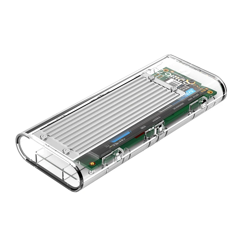 ORICO TCM2T3-G40 Thunderbolt 3 40 Гбит/с M.2 NVME SSD HDD корпус прозрачный USB C SSD чехол Корпус для жесткого диска для Mac Windows