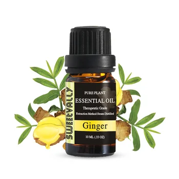 

Sweetvally Pure Plant Essential Oils Diffusers Aroma Oil Ginger Oil Natural Massage Relax For Aromatic Aromatherapy