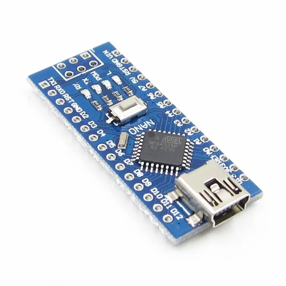 5 шт. Usb Ch340G Nano V3.0 16 м в Atmega328P Микроконтроллер плата для Arduino 328P модуль|Детали