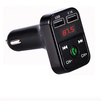 

Handsfree Universal Car Audio Modulator Wireless Handsfree Fm Transmitter Lcd Mp3 Player USB Car Charger