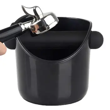 

Behogar Non-slip ABS Plastic Coffee Knock Box Container Coffe Bracket for Home Baristas Bars Office Apartment Cafe Restaurants
