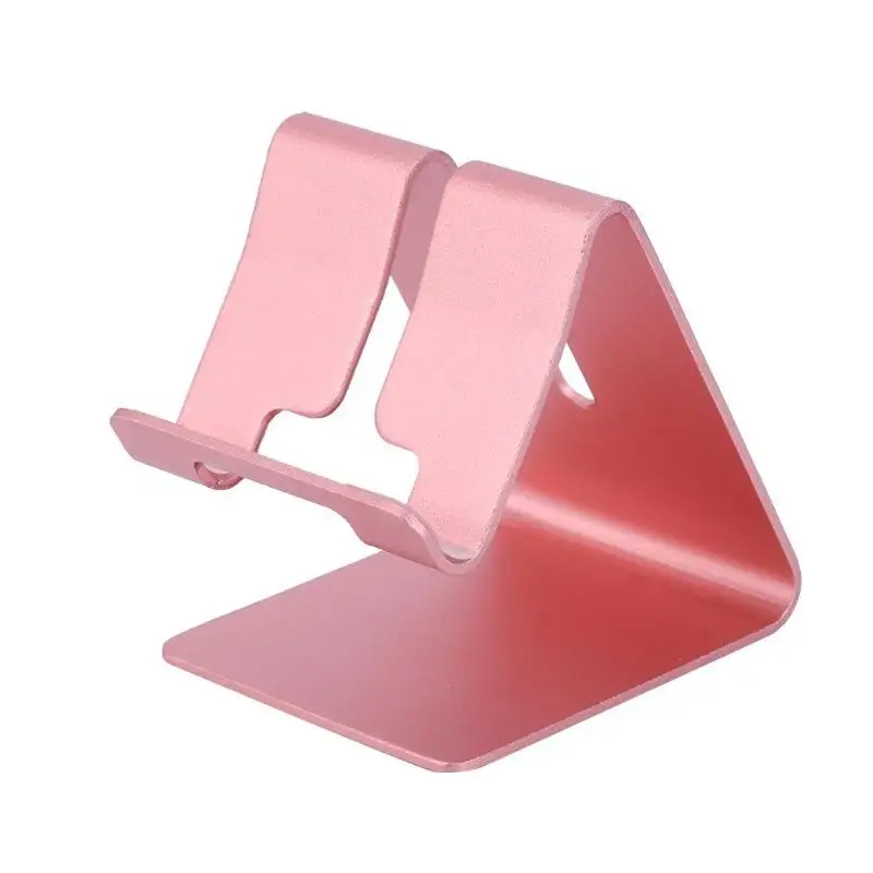 Rose Gold Из алюминиевого сплава Универсальный держатель для планшета держатель для мобильного телефона практичный держатель для мобильного телефона металлическая стойка для планшета - Цвет: Rose Gold