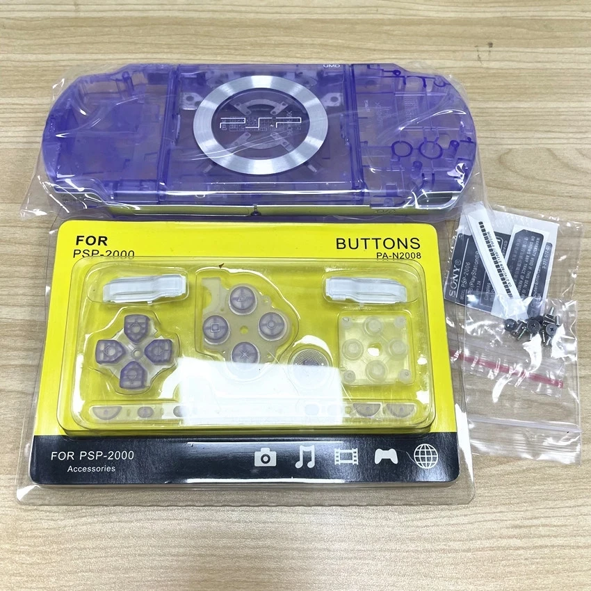 Высококачественный корпус чехол для PSP 2000 запасные части с полными кнопками и