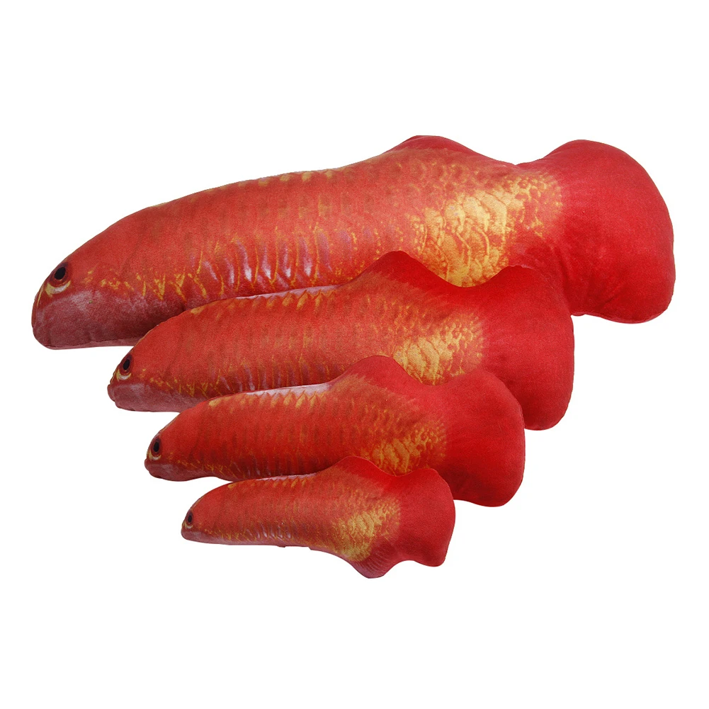 Pet Cat Kitten Fish Shape Catnip Bite-resistant Playing Scratch Chewing Toy 2020