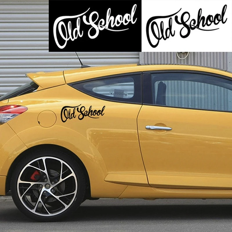 Старая школьная Автомобильная наклейка авто евро виниловые Oldstyle винтажные