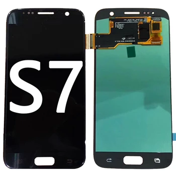 

SUPER AMOLED LCD For Samsung Galaxy S7 LCD Display with Frame Touch Screen With Frame Digitizer S7 G930F G930A G930V Assembly