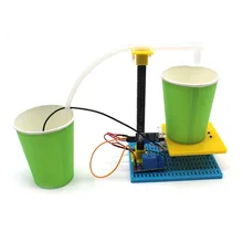 DIY автоматический индукционный диспенсер для воды, технологическая модель DIY, ручная сборка, игрушечная схема, научная модель для эксперимента, детская игрушка