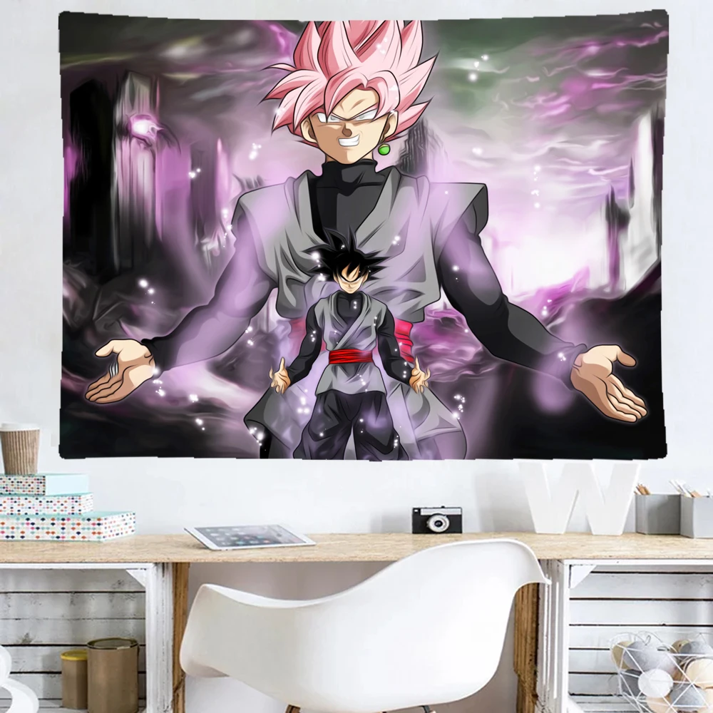 Классический японский аниме Dragon Ball настенный большой гобелен из полиэстера 200x150 см Декор Сон Гоку шторы из полиэстера длинный стол Крышка