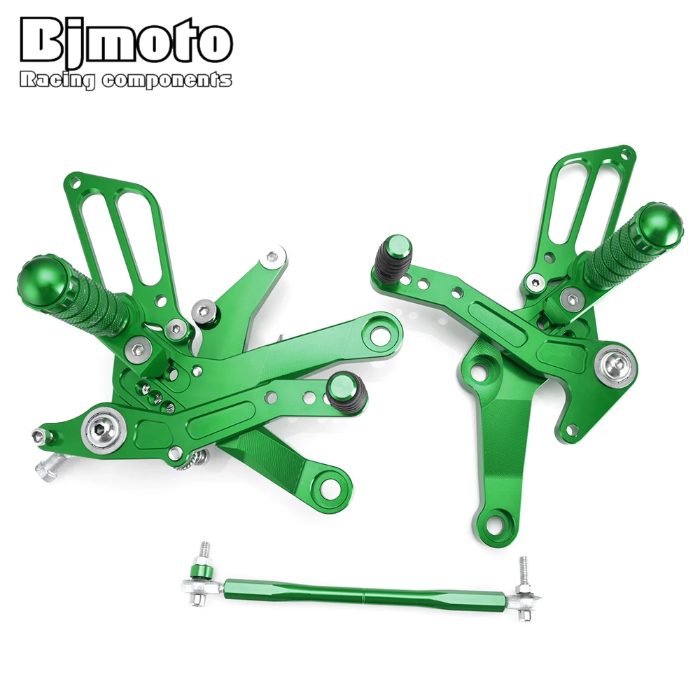 Мотоцикл Регулируемый CNC алюминиевый Rearset для Kawasaki Ninja 400 Ninja 250 Ninja400 Ninja250 Ninja-250- подножки