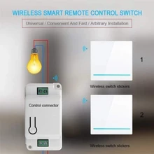 Wireless Light Switch Receiver Kit Smart Switch Interruptor Wifi 10A 85-240V Interruptor Inteligente Sem Neutro Dropshipping