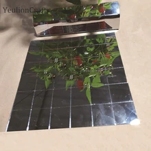 YeulionCraft 10x10 см x 5 мм Мини квадратная стеклянная самоклеящаяся мозаичная плитка для кухонной стены Diy ручной работы