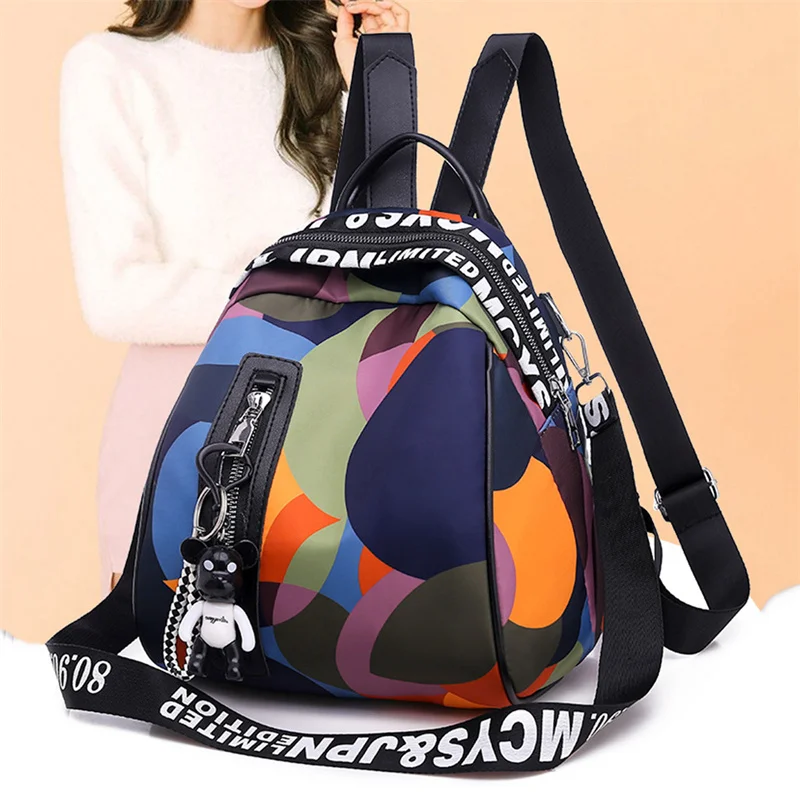 Neue Kleine Frauen Rucksack Wasserdichte Anti-Diebstahl Oxford Weibliche Rucksäcke Teenager Mini Rucksack Reise Rucksack Schule Tasche – Detail 1