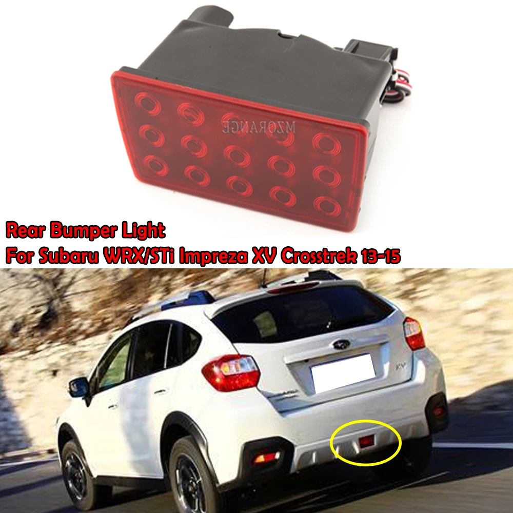 Отражатель заднего светодиодный мпера MZORANGE для Subaru WRX/STi Impreza XV Crosstrek 13-15 |