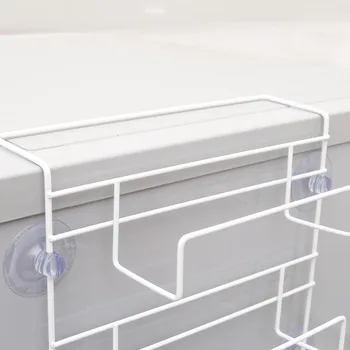 

Multilayer Kitchen Storage Hanger Iron Refrigerator Side Shelf Rack Oganizer Tool MU8669