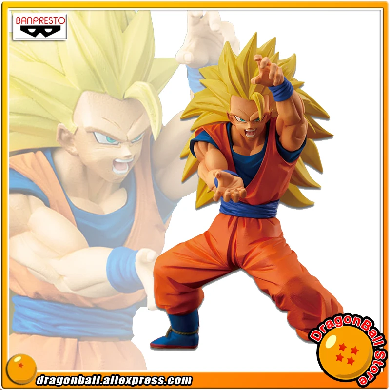 Японское аниме "Драконий жемчуг супер" Banpresto Chousenshi Retsuden Ch.4 Коллекционная Фигурка-SUPER Saiyan 3 Son Goku