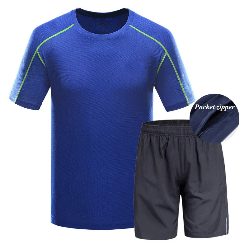 H298 Blue Black Велосипедные майки, набор для мужчин, летняя одежда с коротким рукавом для горного велосипеда, дышащая одежда из лайкры, комплект для велоспорта Maillot Ropa Ciclismo - Цвет: H298 Blue Black