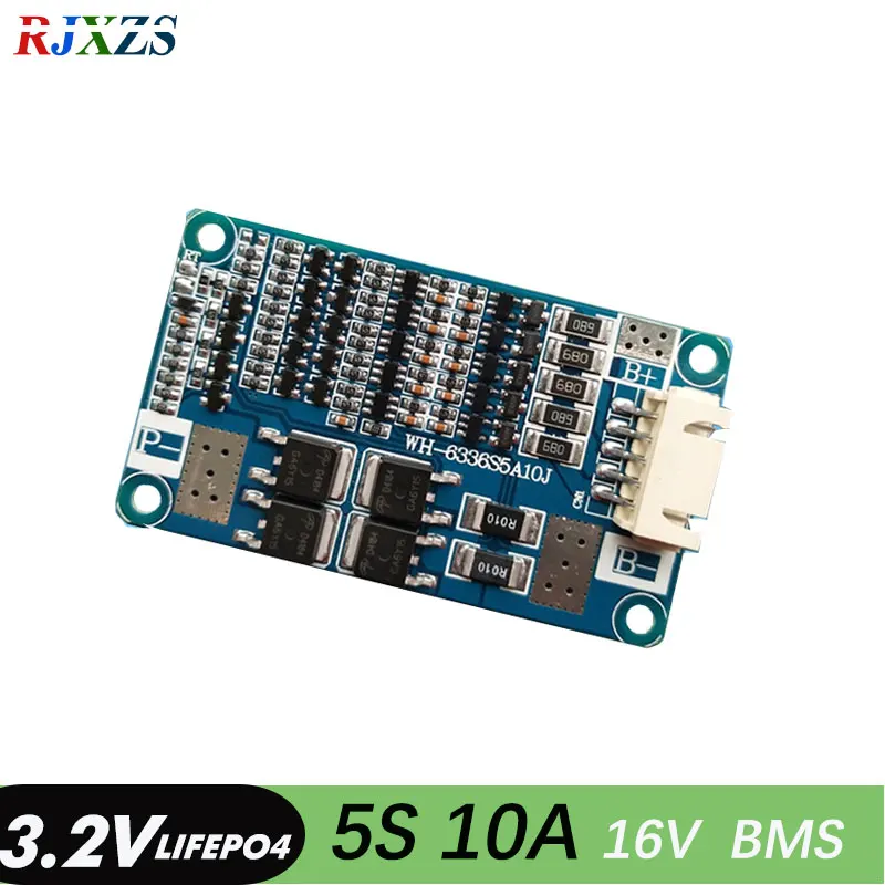 5S 10A bms 2017 Новый Lifepo4 16 в BMS PCM с балансом для lifepo4 аккумуляторной батареи |