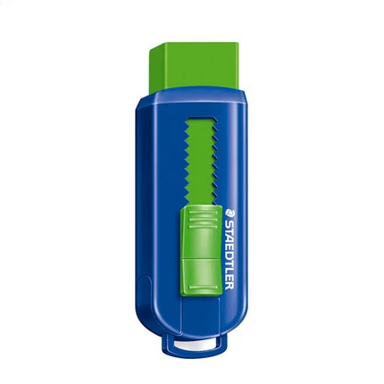 blue 3 шт STAEDTLER 525 PS1S цветные карандаши ластик ПВХ бесплатные ластики офисные канцелярские принадлежности Школьные принадлежности карандаш выдавливающий ластик - Цвет: blue