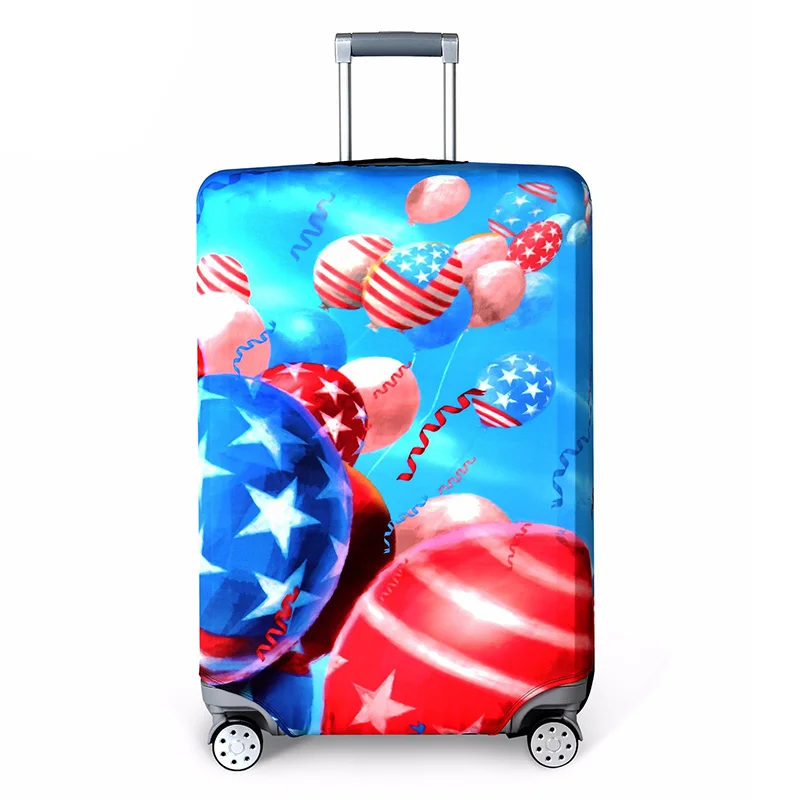 Эластичный багажный Защитный чехол для 18-32 ''чемодан дорожная сумка на колесиках чехол моющийся багажный чехол - Цвет: Carnival