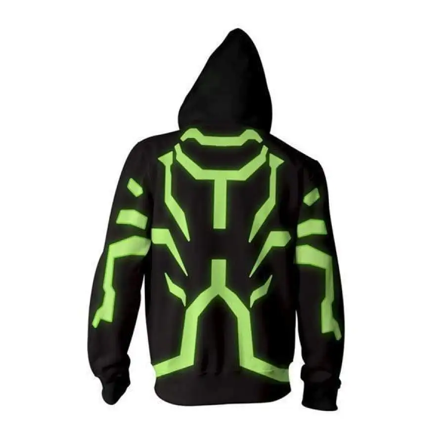 Ben 10 Ben Tennyson Косплей Костюм Ben 10 Толстовки 3D Печатный свитер кардиган свитер аниме мультфильм с капюшоном свитер куртки