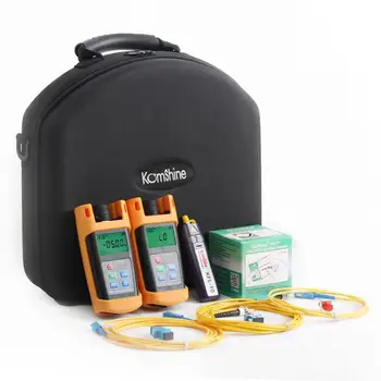 

Fiber Toolkit incl Fiber Optic Power Meter, SM Light Source,1mw VFL, Fiber Cleaner