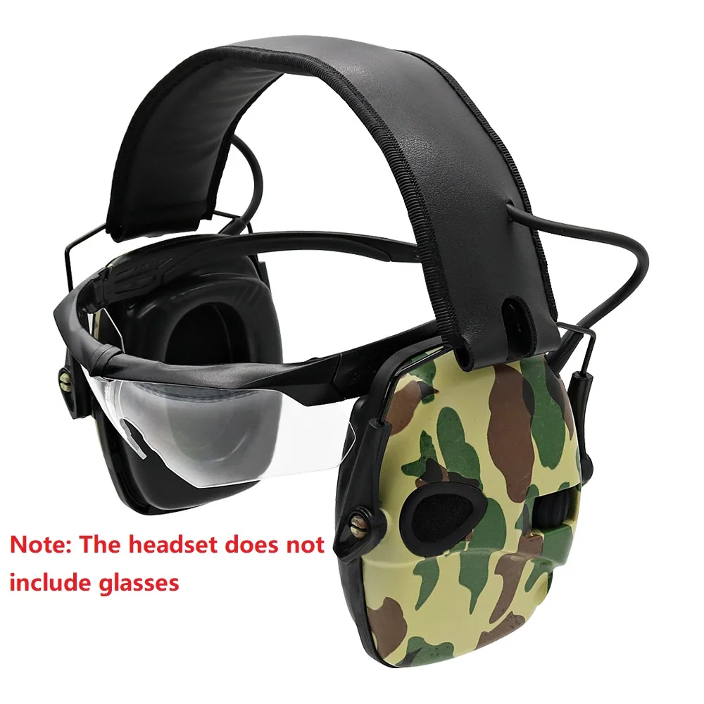 Tactics electronic shooting earmuffs anti-noise amplification hunting hearing protection headphones sightlines sponge ear pads
