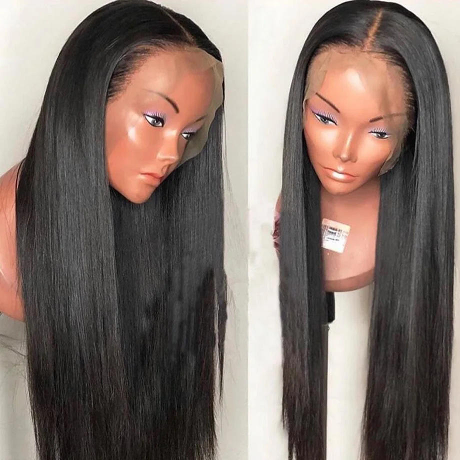 360 парики из натуральных волос на кружевной основе для черных женщин, предварительно выщипанные с детскими волосами, прямые волнистые человеческие волосы remy, парик 150 плотности