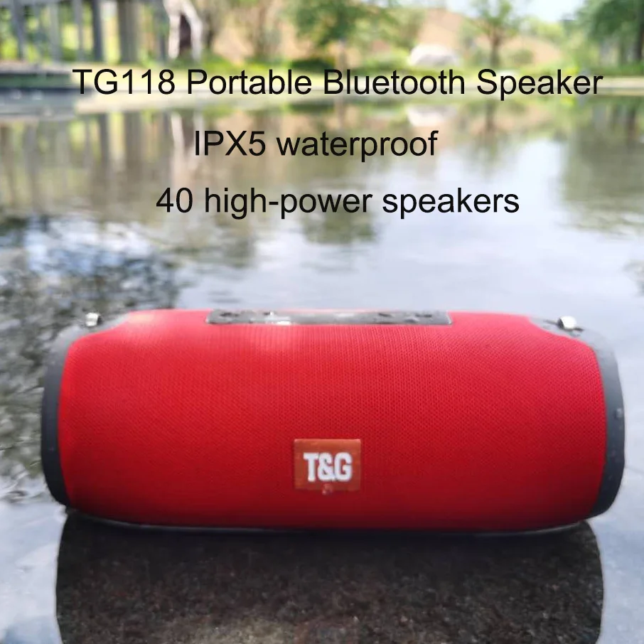 Портативная Bluetooth Колонка TG118 40 Вт звуковая панель для компьютера музыкальный