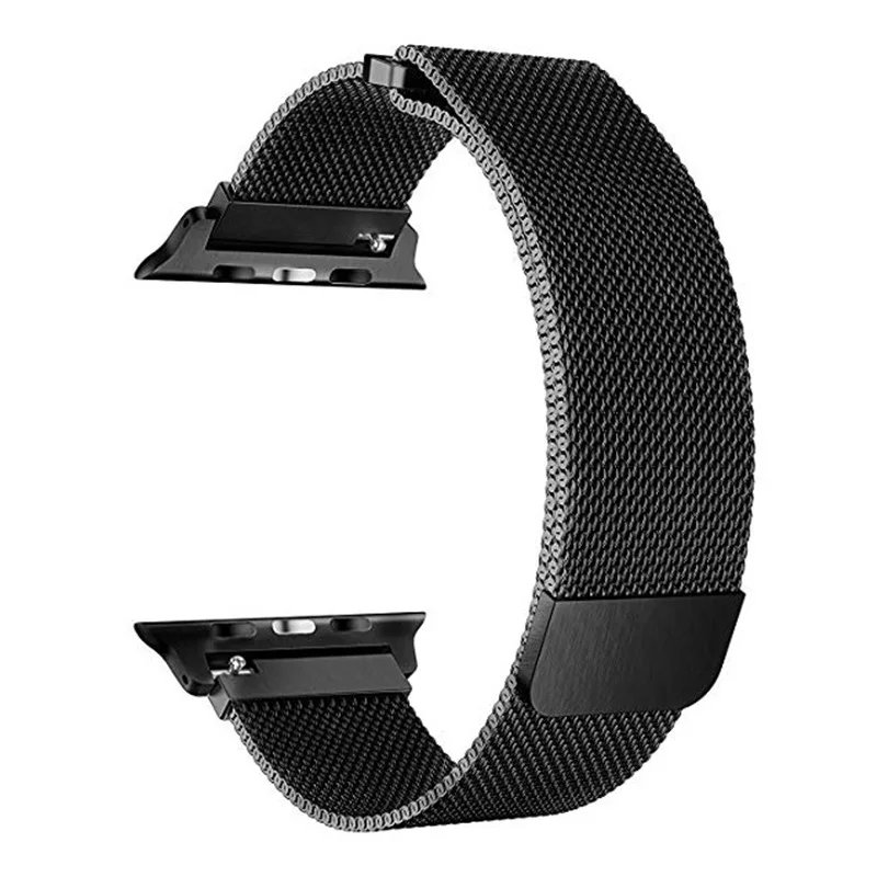 

Fashion Watchband Strap for Apple iwatch 2/3/4 Watch Band Magnetic Sucker Stainless Steel Breathable Milanese Watch Strap