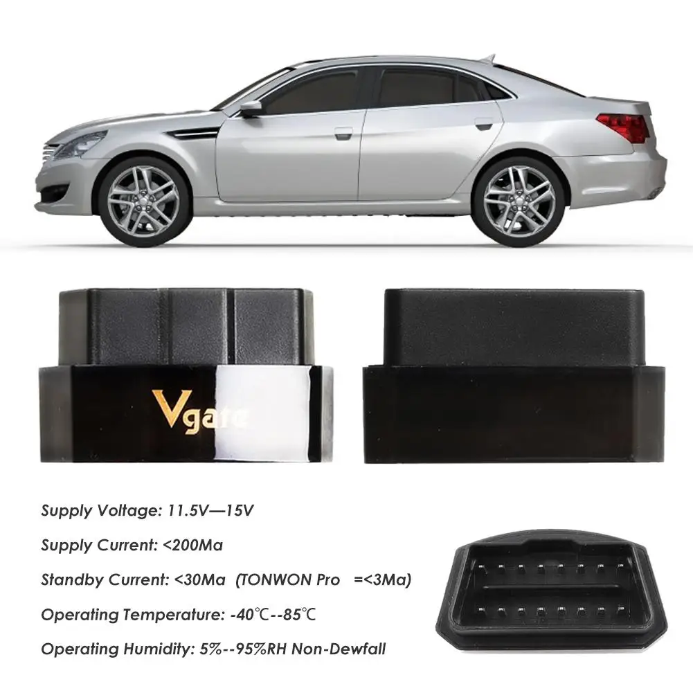 Vgate iCar Pro bluetooth 4,0 OBD2 сканер-это автоматический диагностический инструмент OBDII сканирующий инструмент для устройств iOS и Android
