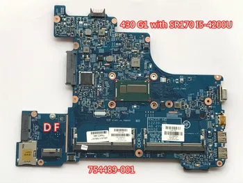 

754489-001 754489-501 754489-501 For HP Probook 430 G1 Laptop motherboard W/ i5-4200U 48.4YV09.01N Notebook PC Test OK