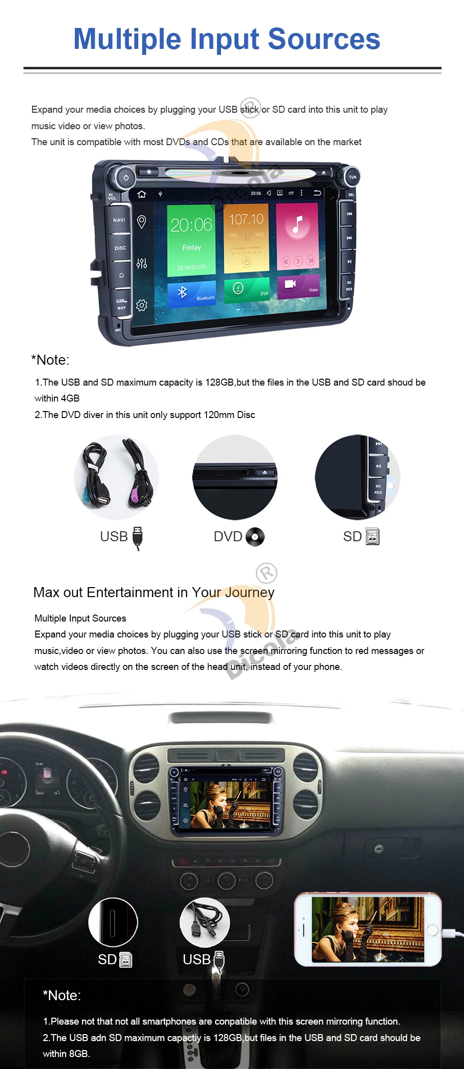 Top 4G+64G PX5 Octa Core 1 Din Car Multimedia Player GPS Android 9 For BMW/320/328/3 Series E90/E91/E92/E93 DVD Player Radio FM 7