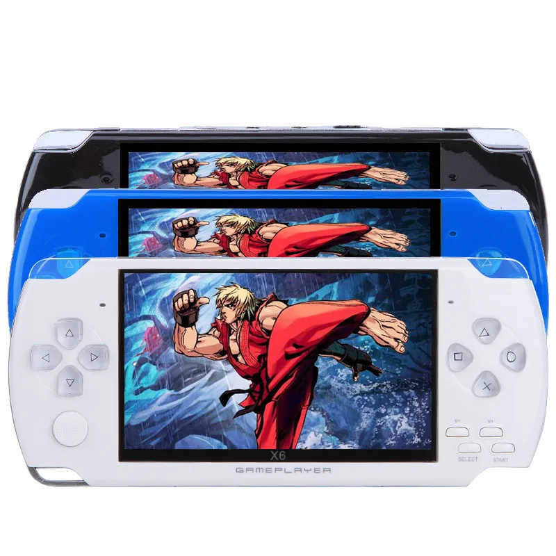 Video Game Console Player X6 for PSP Game Handheld Retro Game 4.3 inch Screen Mp4 Player Game Player Support Camera,Video,E-book