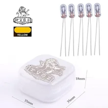 5 шт. T3 14 в 0,56 Вт Автомобильная приборная панель качественный звуковой светильник с передним индикатором светильник s желтые лампы