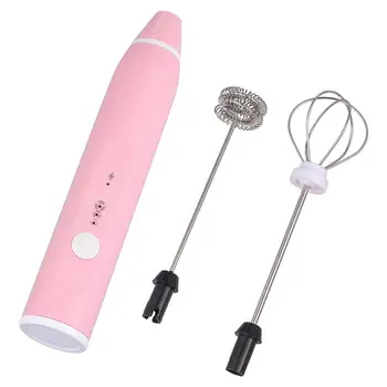 

1Pc 2-in-1 USB Rechargeable Egg Whisk Egg Blender Egg Stirrer 3-level Milk Foam Maker Milk Foamer
