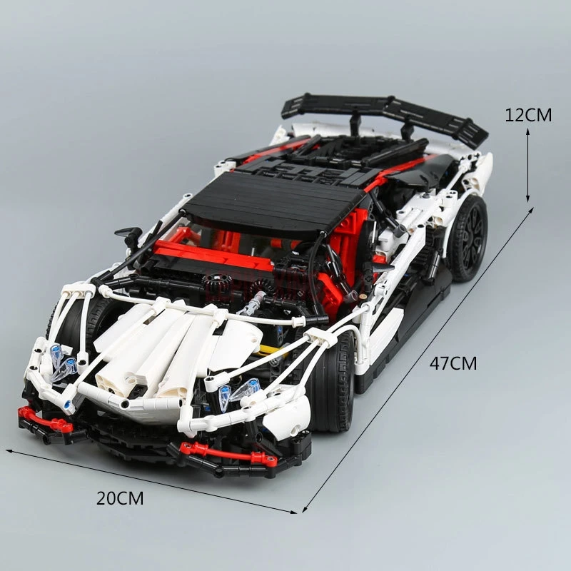 LP 23006 2838 шт. Technic хэтчбек Тип R Sportscar гоночный автомобиль строительный блок кирпич legaoings игрушка