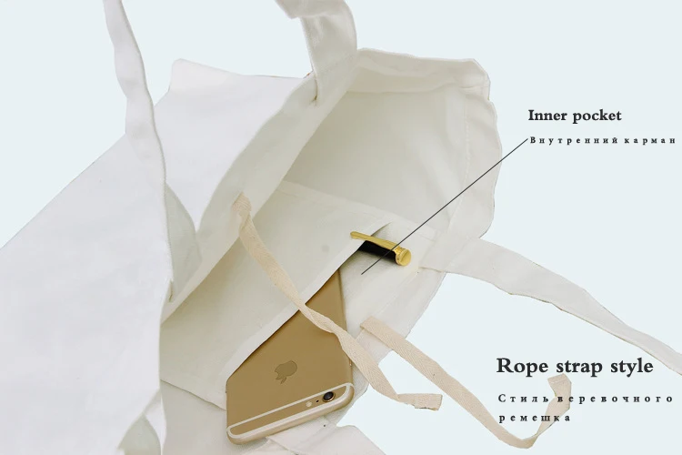 Rope Женские сумки, тканевая Холщовая Сумка-тоут, Хлопковая сумка для покупок, путешествий, для женщин, эко многоразовые сумки через плечо, пляжные сумки для покупок, сумки bolsas de tela - Цвет: Rope