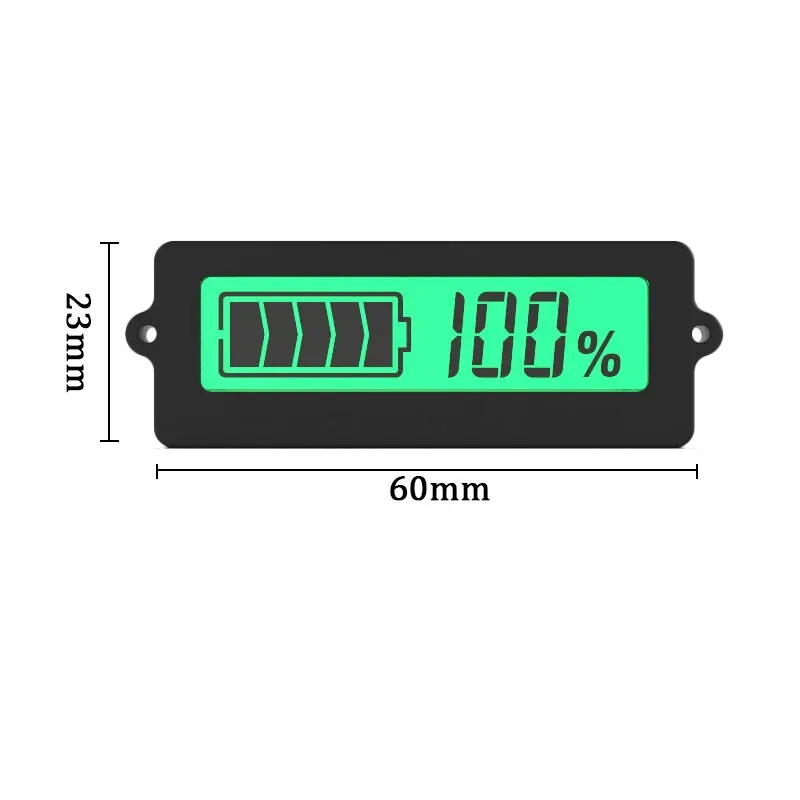 

Recessed Battery Capacity Indicator Tester Voltmeter Green Light battery charge indicator Lead Acid Battery Tester