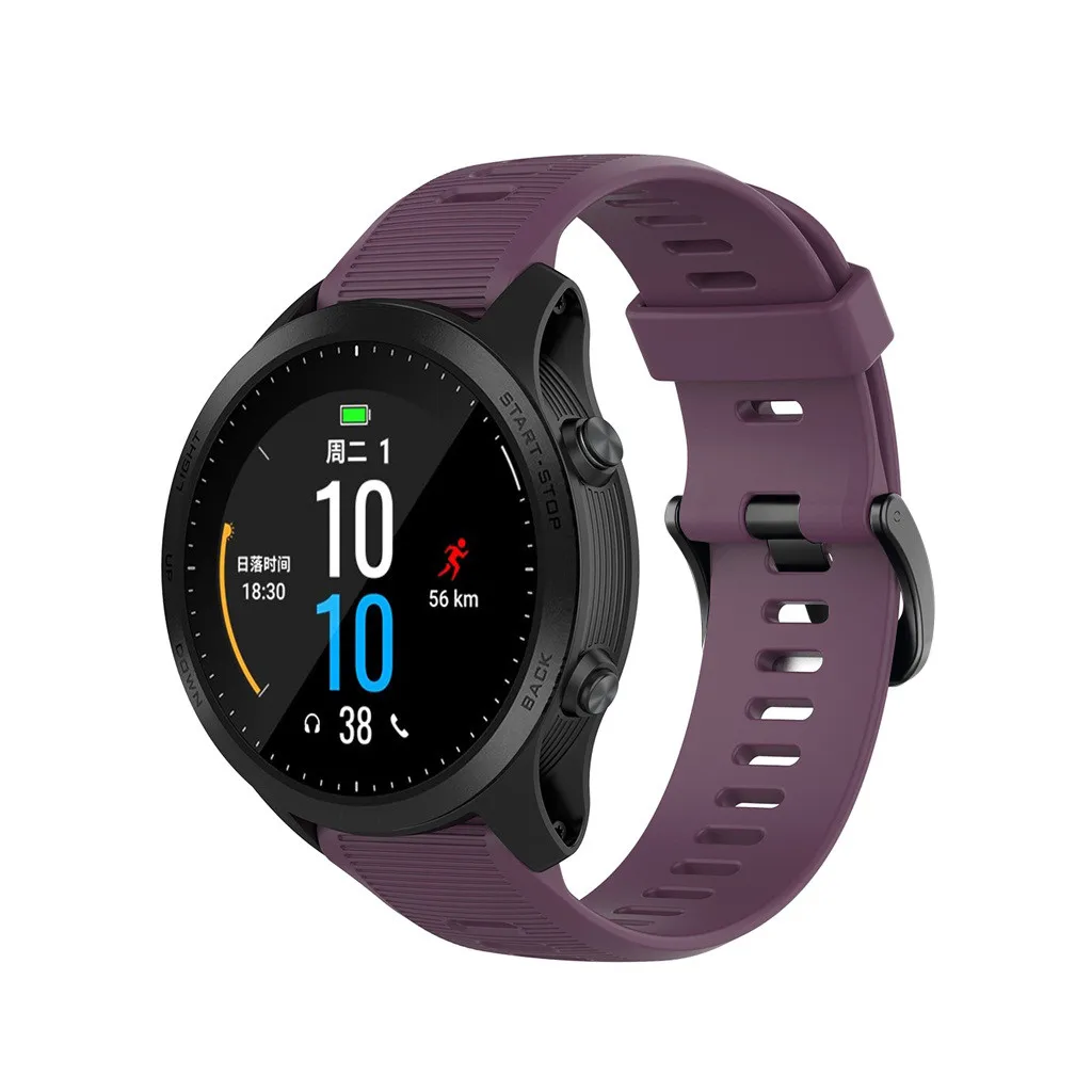 Ouhaobin силиконовый ремешок для Garmin Forerunner 945/935/Fenix 5/Fenix 5 Plus Смарт-часы сменный ремешок 916#2