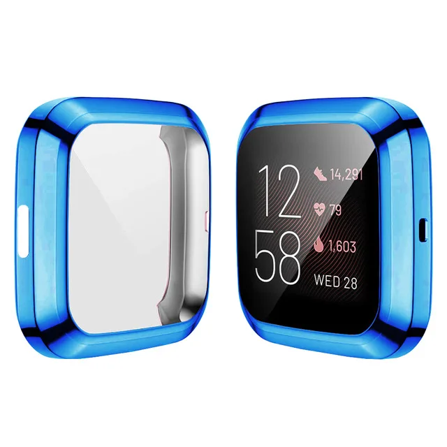 Full Screen Protector cover for Fitbit Versa Versa 2 Versa 3 Sensesoft TPU Bumper Case for Versa lite Smart watch Accessories 