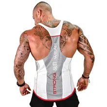 Meihuida мужская повседневная майка без рукавов свободная майка для тренажерного зала для бодибилдинга майка Y-back Racerback Спортивная тренировочная одежда